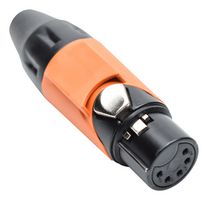 AMPHENOL AUDIO AX5FB3M-AU CONNECTOR, XLR AUDIO, PLUG, 5POS, CABLE