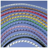 PANDUIT T25R-CY SPIRAL WRAP, PE, NATURAL, 0.25IN OD, 100