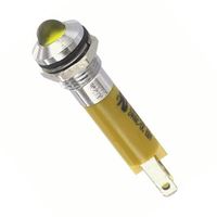 VCC / VISUAL COMMUNICATIONS COMPANY 19080352 INDICATOR, LED PANEL, 5MM, YELLOW, 24V