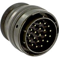 AMPHENOL INDUSTRIAL PT06A-22-21P CIRCULAR CONNECTOR PLUG SIZE 22, 21POS,