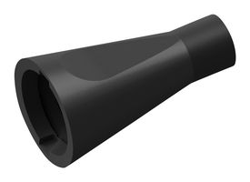 AMPHENOL ALDEN 300388 PLUG BACKSHELL, PVC, 0.3", BLACK