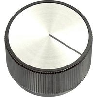 EHC (ELECTRONIC HARDWARE) EH71-4E2S ROUND SKIRTED KNOB WITH LINE IND, 6.35MM