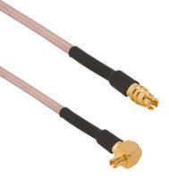 AMPHENOL RF 095-725-137-006 RF CABLE, SMPM PLUG-R/A PLUG, 50 OHM, 6"