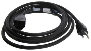 VOLEX 17461 10 S2 POWER CORD NEMA5-15P/5-15R, 10FT 13A BLA