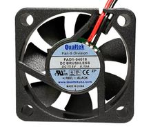 QUALTEK ELECTRONICS FAD1-04010CBLW11 DC AXIAL FAN, 40MM, 4.2CFM, 21DBA