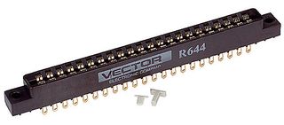 R644 VECTOR ELECTRONICS, CARD EDGE CONN, DUAL SIDE, 44POS | element14 ...