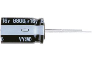 NICHICON UVY1E101MDD CAPACITOR ALUM ELEC 100UF, 25V, 20%, RAD