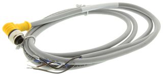 TURCK WK 4.5T-2/S618 SENSOR CORD, 5P, M12 RCPT-FREE END, 2M