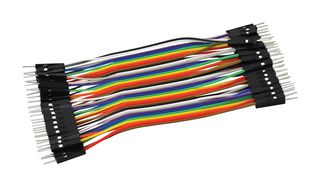 BUD INDUSTRIES BC-32627. JUMPER WIRE, 26AWG, 7.87INCH, 40PCS
