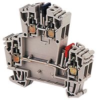 WEIDMULLER 1041100000 TERMINAL BLOCK, DIN RAIL, 4 POSITION, 22