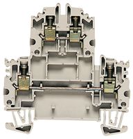 WEIDMULLER 1041900000. TERMINAL BLOCK, DIN RAIL, 4 POSITION, 22