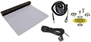 DURATOOL MC35758. ESD BENCHTOP MAT & WRIST STRAP GROUNDING