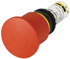 EATON C22-PVT45P-K11 EMERGENCY STOP SWITCH, SPST-NO/SPST-NC,