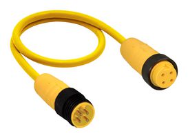 LUMBERG AUTOMATION RSRK40-839/6M SENSOR CORD, MINI 7/8" PLUG-RCPT, 19.7