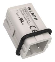 LAPP 44424055 HEAVY DUTY INSERT, PLUG, 3+PE POS, 10A
