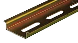 WAGO 210-115 DIN MOUNTING RAIL, SLOTTED, STEEL, 35X7.