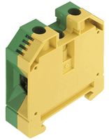 WEIDMULLER 1010500000. TERMINAL BLOCK, DIN, EARTH, 2POS, 12-2AW