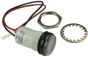 DIALIGHT 557-1805-203F PANEL MOUNT INDICATOR, LED, 17.463MM, BL