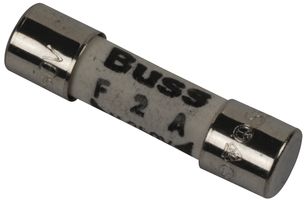 EATON ELECTRONICS BK/GDA-2A FUSE, CARTRIDGE, 2A, 5X20MM, FAST ACTING