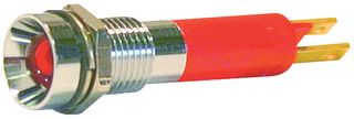 WAMCO WL-19091352 PANEL MOUNT INDICATOR, LED, 8MM, YELLOW,
