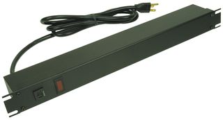 HAMMOND 1583T6A1BK OUTLET STRIP, RACK MOUNT, 6, 15A, 6FT