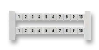 WEIDMULLER 0473460251 TERMINAL BLOCK MARKER, 251-300, 5MM