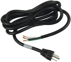 VOLEX 17509A POWER CORD, NEMA5-15P, 8FT, BLACK