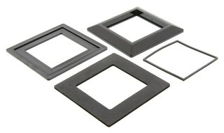 CROUZET 26546842. ADAPTER PLATE, 72MM X 72MM, HOUR COUNTER