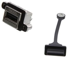 AMPHENOL COMMUNICATIONS SOLUTIONS MUSBA511N5. USB CONN, 2.0 TYPE A, RCPT, 4POS