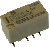 PANASONIC TXS2SA-4.5V-Z. RELAY, SIGNAL, DPDT, 30VDC, 1A