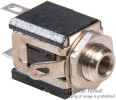 SWITCHCRAFT/CONXALL MDSL-2A CONNECTOR, PHONE AUDIO, JACK, 2 POSITION
