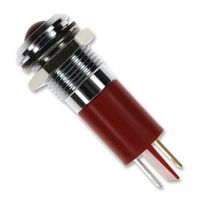 APEM Q14P1CXXR24E PANEL MOUNT INDICATOR, LED, 14MM, RED, 2