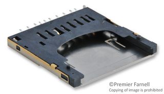 AMPHENOL COMMUNICATIONS SOLUTIONS 10067847-011RLF CONNECTOR, SD CARD, PUSH-PUSH, 11POS
