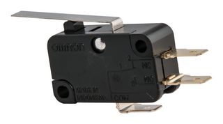 OMRON ELECTRONIC COMPONENTS V-15G2-1C25-K MICROSWITCH, HINGE LEVER, SPDT 15A 250V