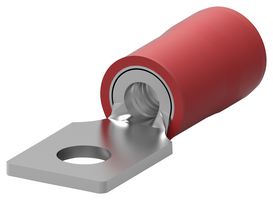 AMP - TE CONNECTIVITY 2-327950-1 TERMINAL, RING TONGUE, #5, 16AWG, RED