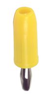 TENMA SPC15250 BANANA PLUG, SOLDERLESS, YELLOW