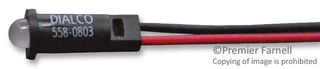 DIALIGHT 558-0803-007F. PANEL MOUNT INDICATOR, LED, 4.01MM, BLUE