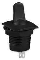E-SWITCH RR3402A. SWITCH, ROCKER, SPST, 6A, 125VAC, BLACK