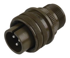 AMPHENOL INDUSTRIAL 97-3106A-16-10P CIRCULAR CONNECTOR PLUG, SIZE 16, 3 POSI