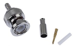 AMPHENOL RF 112132. RF/COAXIAL, BNC PLUG, STRAIGHT, 50 OHM,
