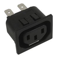 CORCOM - TE CONNECTIVITY 6ESRFC3. CONNECTOR, POWER ENTRY, RECEPTACLE, 15A