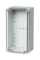 FIBOX UL PCT 122410 ENCLOSURE, MULTIPURPOSE, PC, GREY/CLEAR