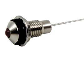 VCC / VISUAL COMMUNICATIONS COMPANY CDLB-0-2702-9908-I LED PANEL INDICATOR, 6MM, RED, 12VDC