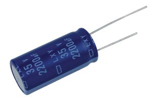 CHEMI-CON ELXY350ELL270MEB5D. ALUMINUM ELECTROLYTIC CAPACITOR 27UF, 35
