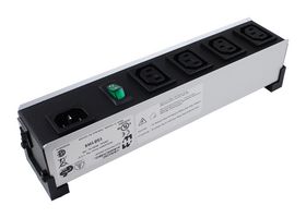 HAMMOND 1581H4 POWER OUTLET, 4WAY, 10IN, BLACK