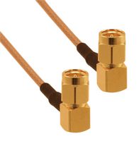 AMPHENOL RF 135104-02-M0.50 RF COAX CABLE, RG174, SMA PLUG, 500MM, B