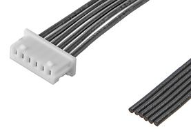 MOLEX 218112-0601. CABLE ASSY, 6POS RCPT-FREE END, 150MM