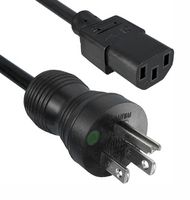 QUALTEK ELECTRONICS 233058-01 POWER CORD, NEMA 5-15P-IEC C13, 120"