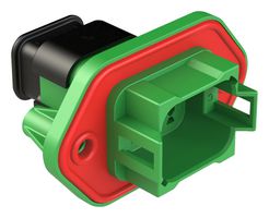 AMPHENOL SINE/TUCHEL AT04-08PC-PM15 AUTOMOTIVE HOUSING, RCPT, 8POS, 13A