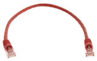 AIM CAMBRIDGE - CINCH CONNECTIVITY 73-7794-1 CABLE, RJ45 PLUG, CAT5E, 1FT, RED